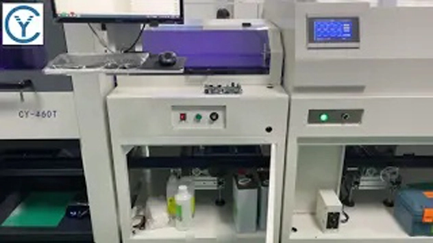 CY Three Axis Pcb Selective Conformal Coating Line With Return Line Fro Double Sides Coating