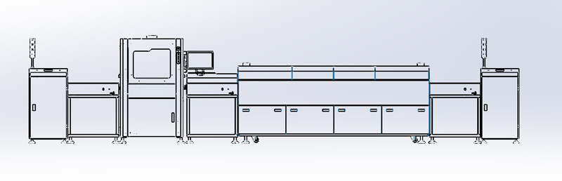 CY High Precision Selective PCBA Conformal Coating Line with IR /UV Curing Oven
