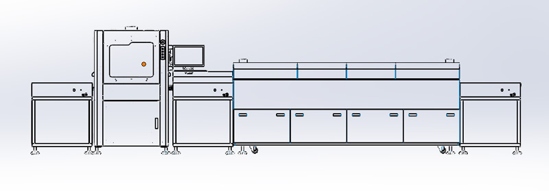 CY High Precision Selective PCBA Conformal Coating Line with IR /UV Curing Oven