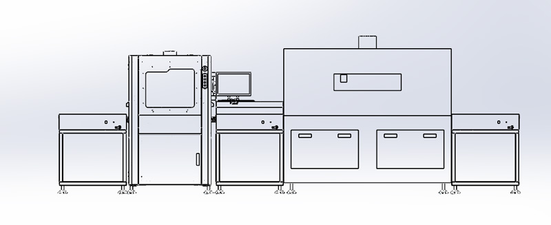 CY High Precision Selective PCBA Conformal Coating Line with IR /UV Curing Oven