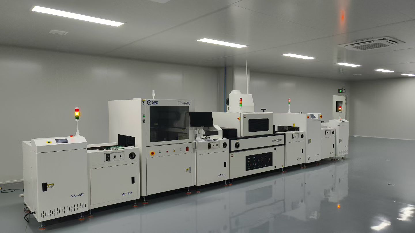 CY Industry 4-Axis Selective Conformal Coating Meets UV Technology