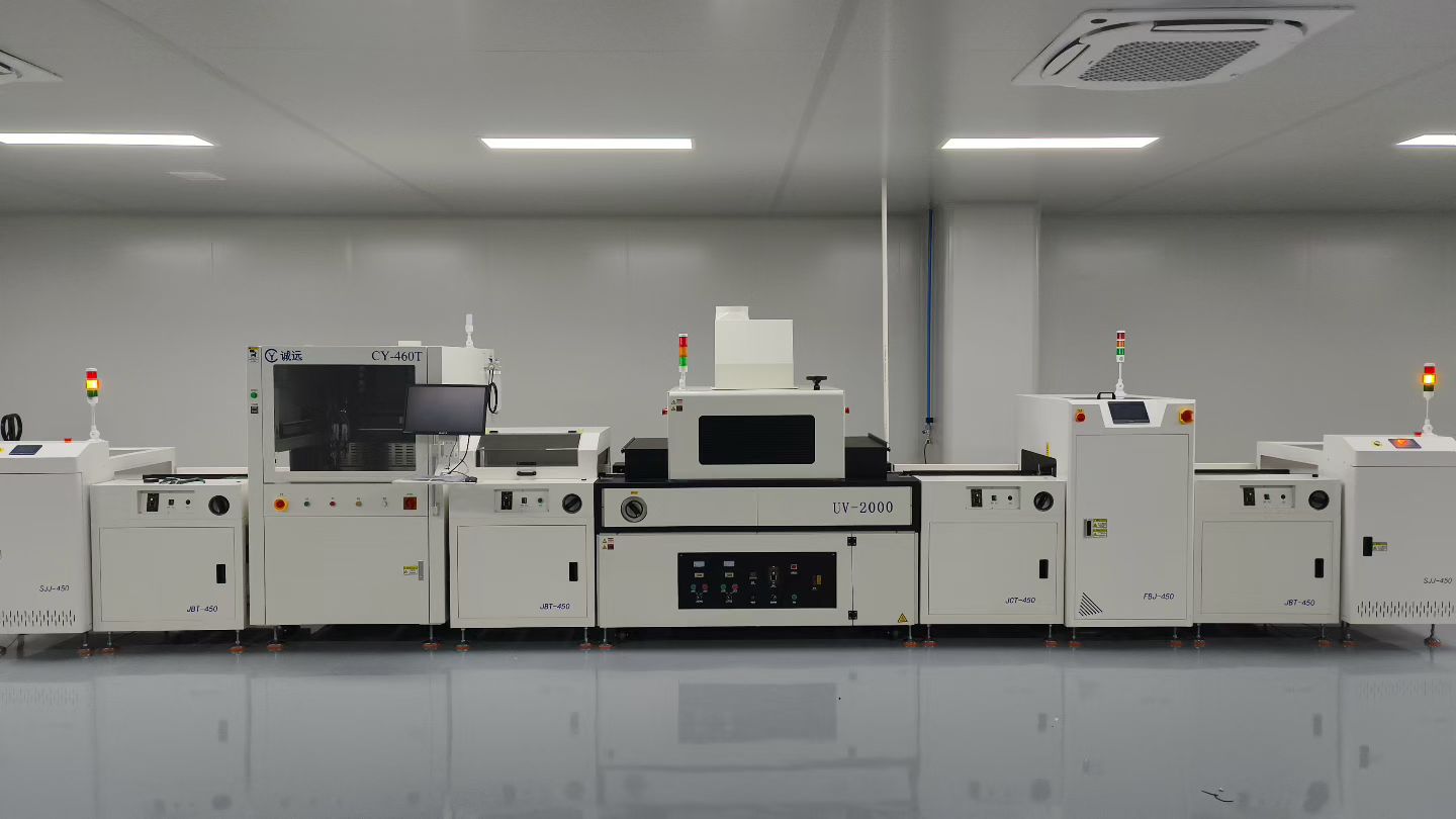 CY Industry 4-Axis Selective Conformal Coating Meets UV Technology